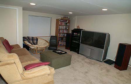 Finished Basement wired for Surround Sound