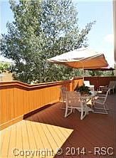 Private Deck Surrounded By Trees
