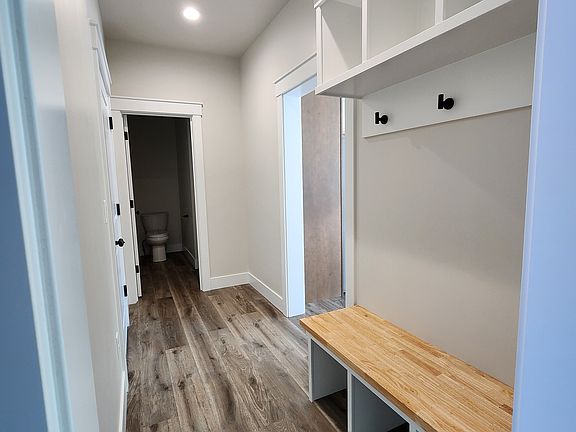 Mud room from entryway hallway