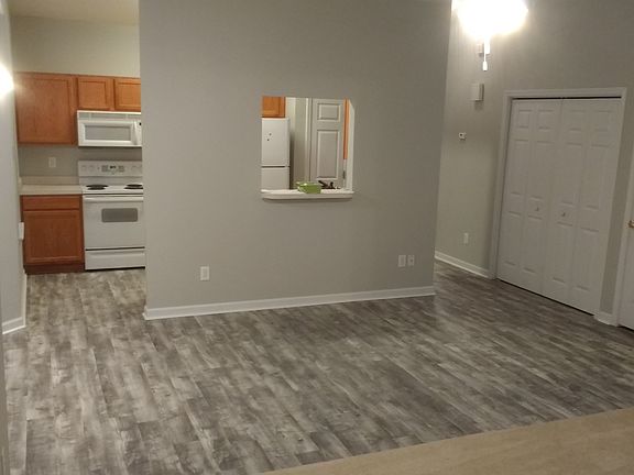 View of kitchen pass-thru from LR