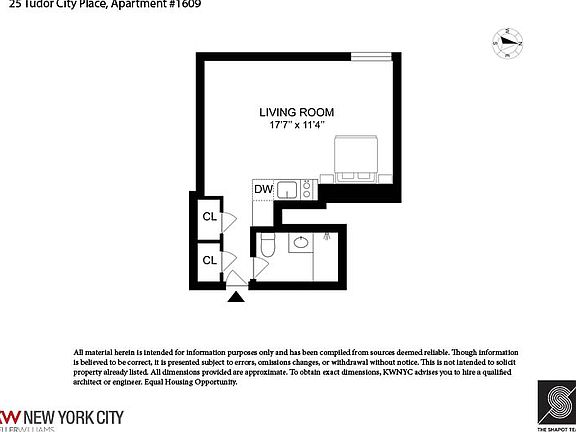 2nd image of 25 Tudor City Pl APT 1609