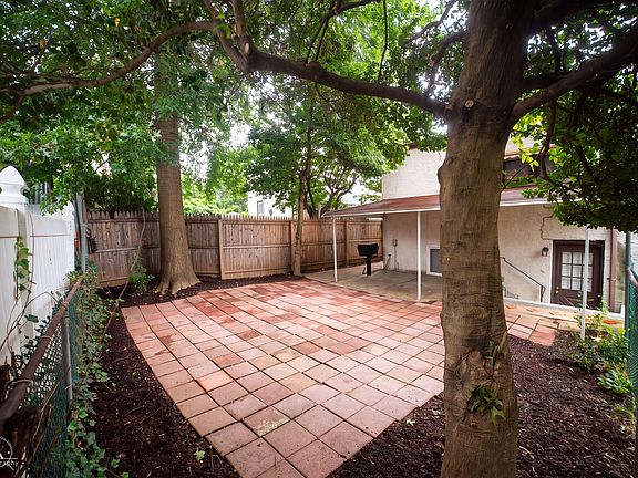 Spacious private backyard