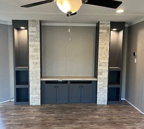 Media center in living toom.