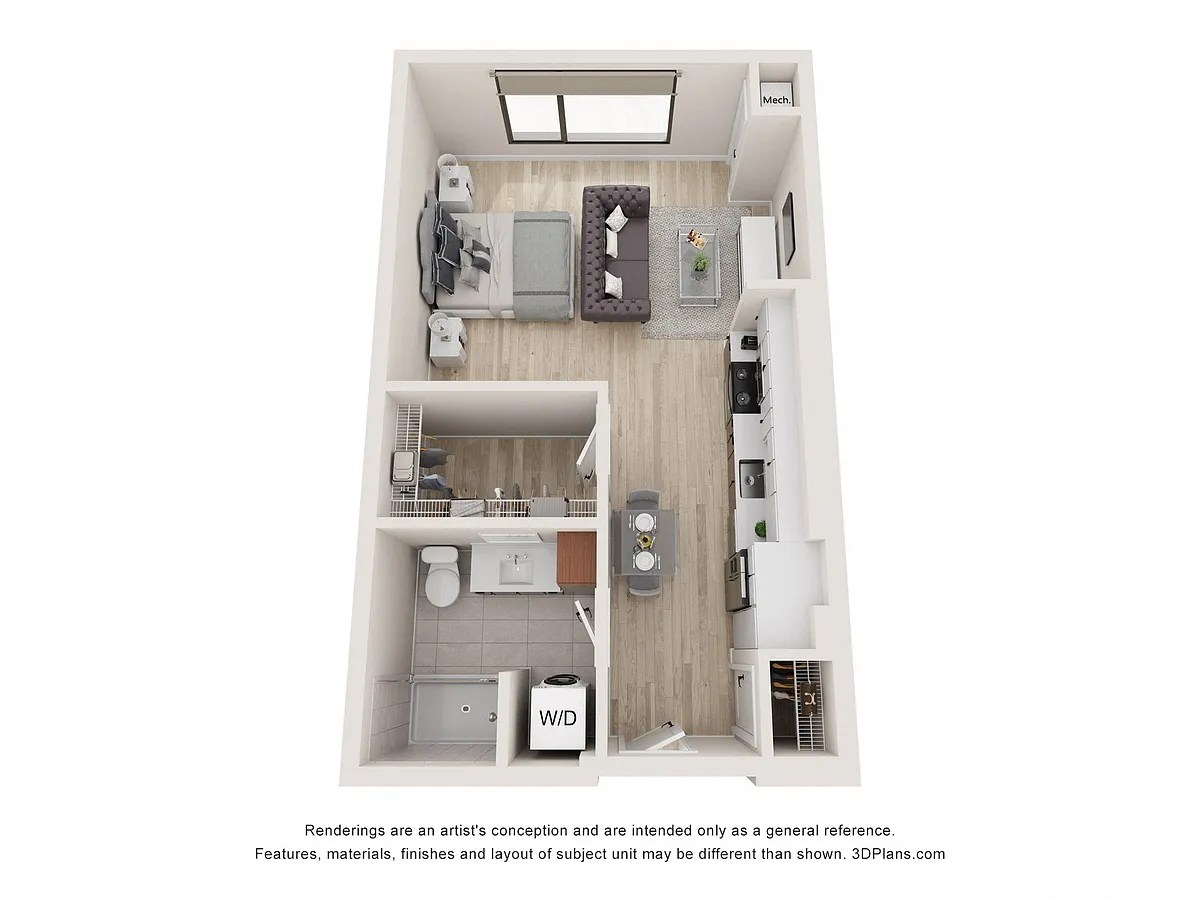 Floor plan Studio|Ld558H
