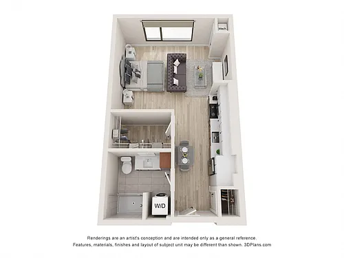 Floor plan Studio|Ld558H