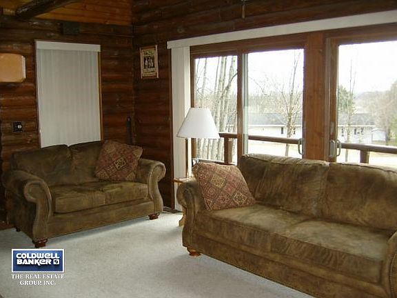 Living Room with patio doors