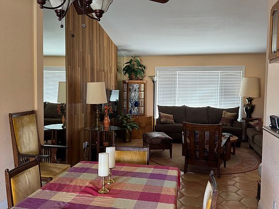 Dining room into the living room