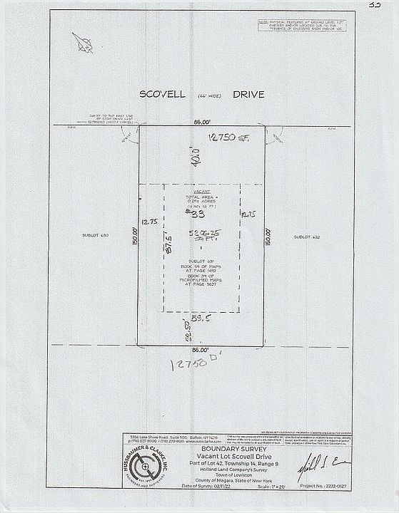 Lot # 33  12,750 Sq. Ft.