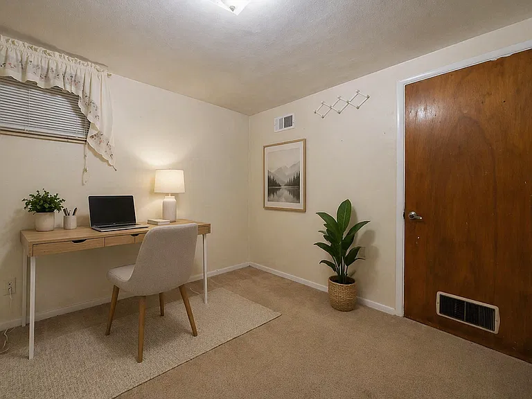 Virtually staged as office