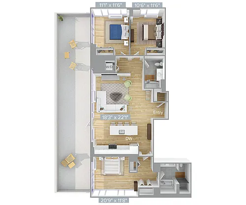 Floor plan C2S-1505