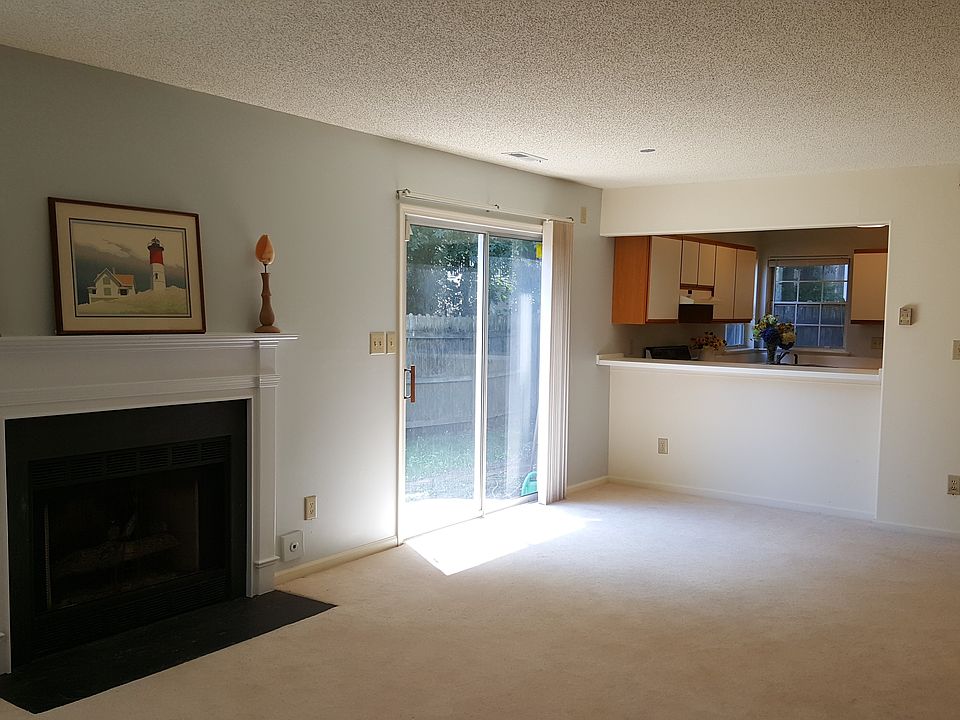 Living with gas fireplace