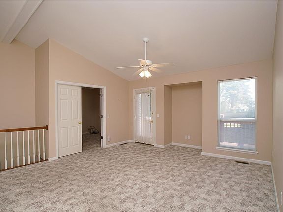 Great room with access to the deck