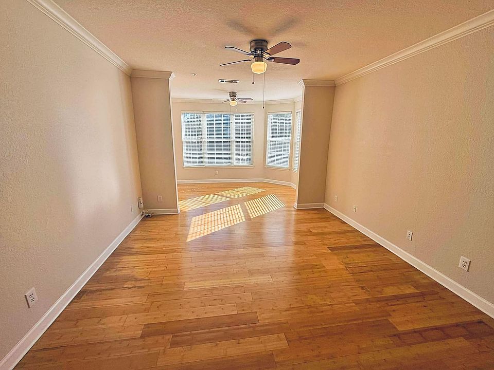 Open living area with hardwood floors