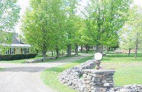 Stone Posts & Antique Lights