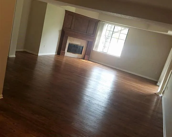Dining room and in to the Living room