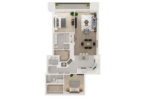 Floor plan B3