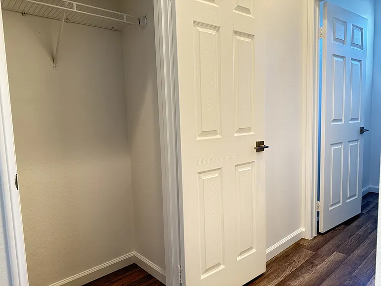 Storage closet on the ground floor