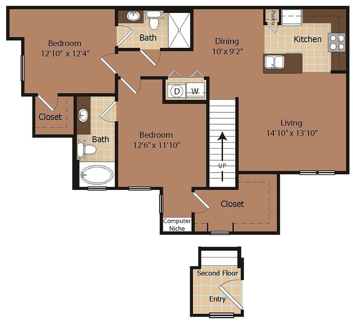 Floor plan B1-2 PV