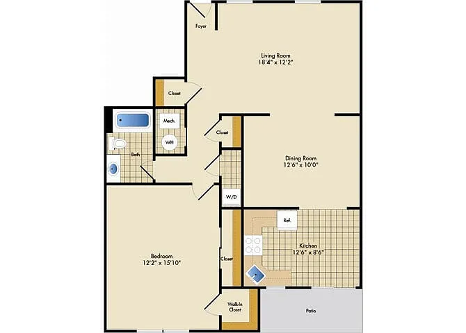 Floor plan Cedar Glen I