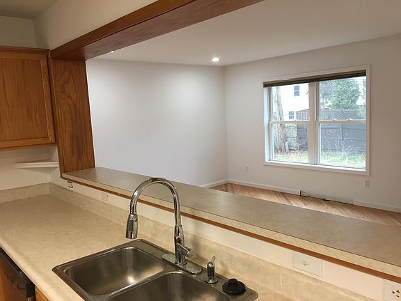 Kitchen is open to living room.