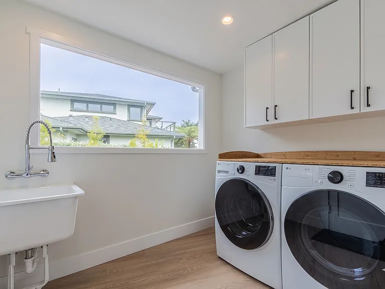 New washer and dryer