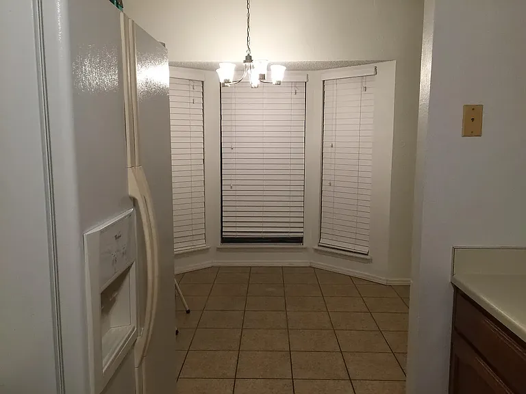 Dining area off kitchen.