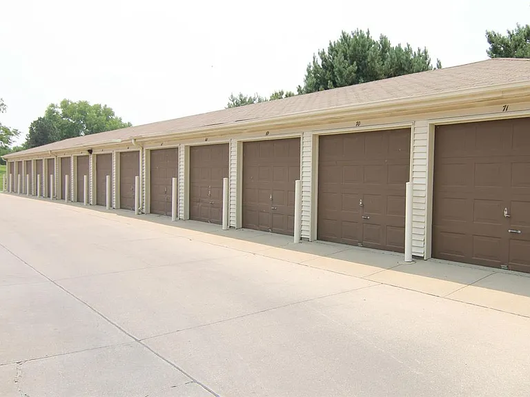 Detached garages are available for rent to protect your car.