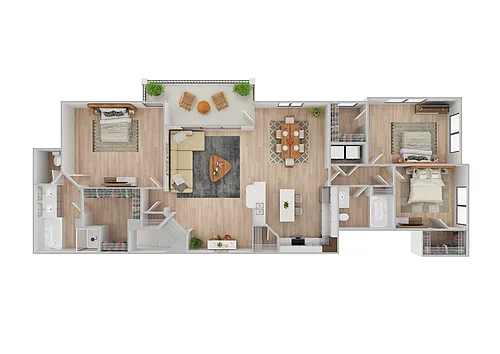 Floor plan Lescala | Renovated