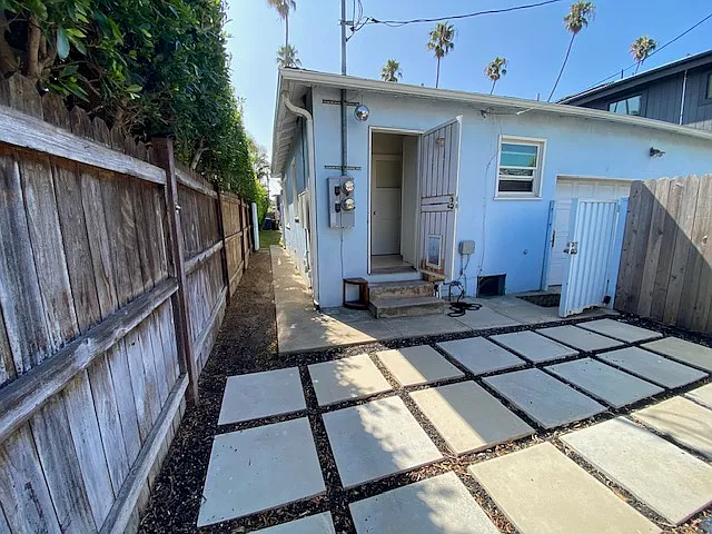 private back yard