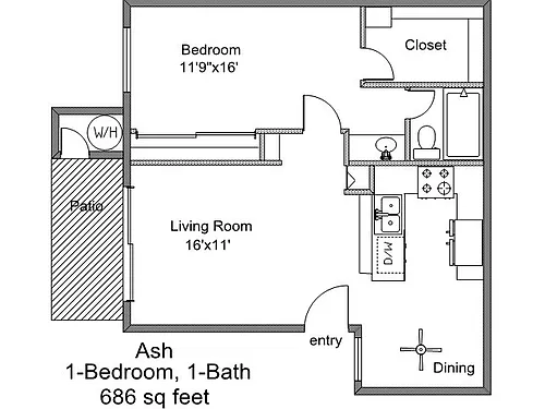 Floor plan Ash
