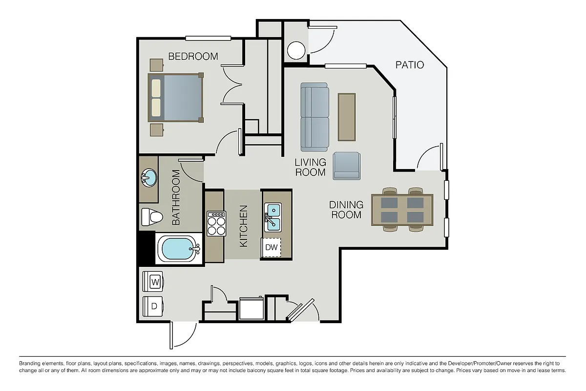 Floor plan Plan 1B