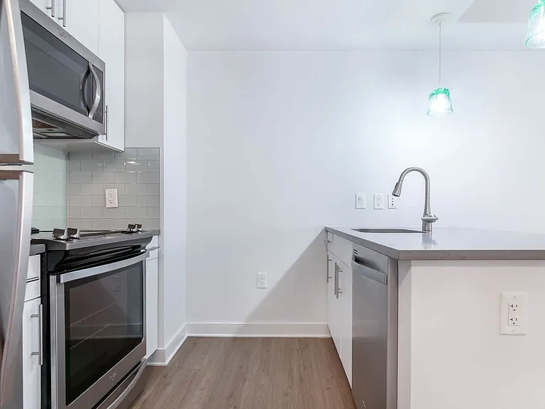 Kitchen with Stainless Steels Appliances