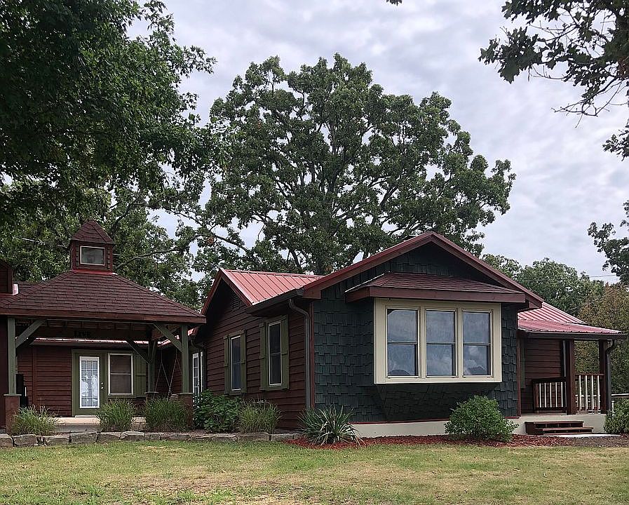 Front view and west side