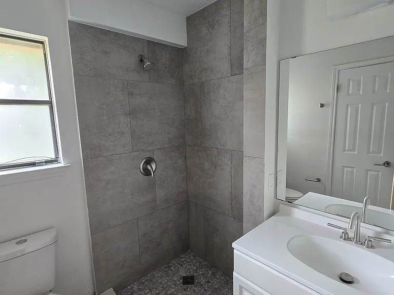 New shower