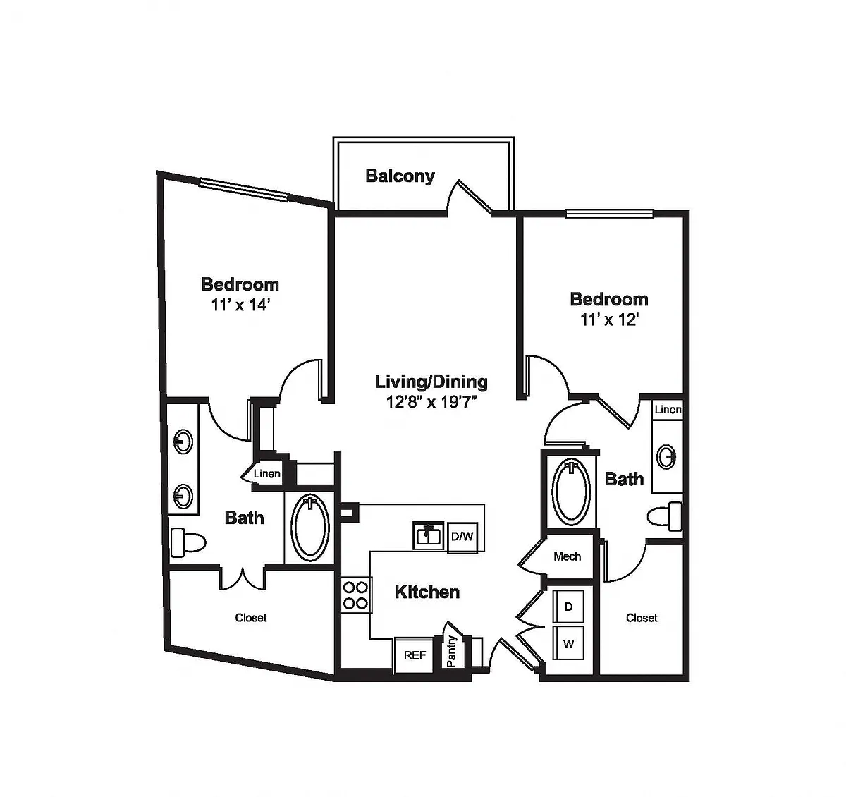 Floor plan B3