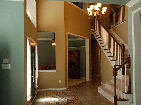 Two story Entry that opens side to side with the formal areas.