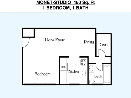 Floor plan Monet