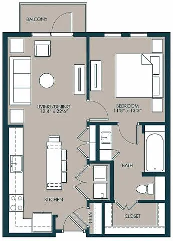 Floor plan The Foxx
