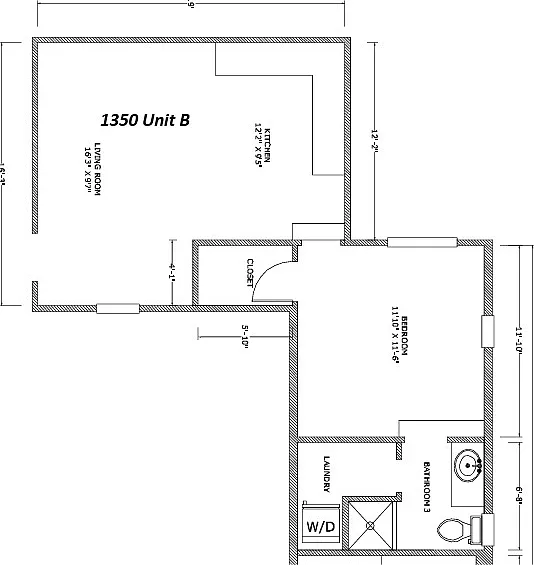 1 bed, 515 sqft, $1,450 — Photo 4