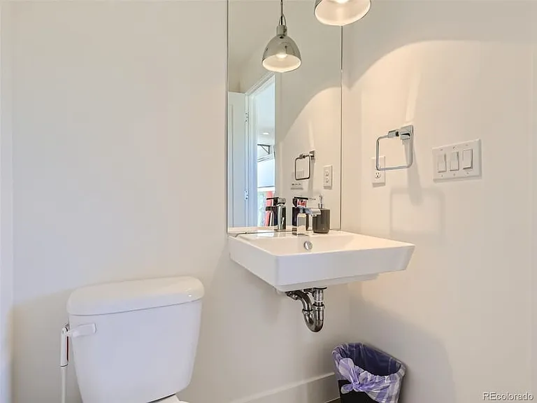 Top floor half bath