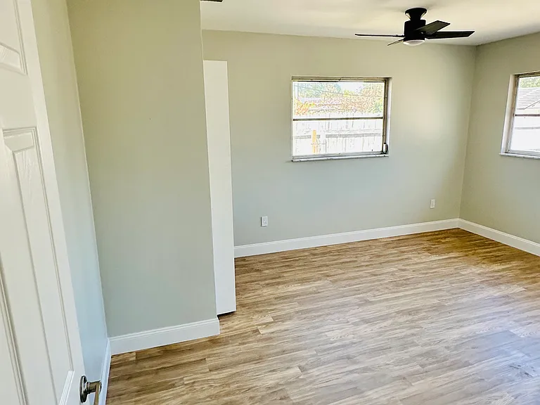 2nd Bedroom with Curtains