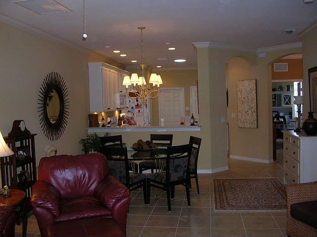 Dining area with view of Kitchen