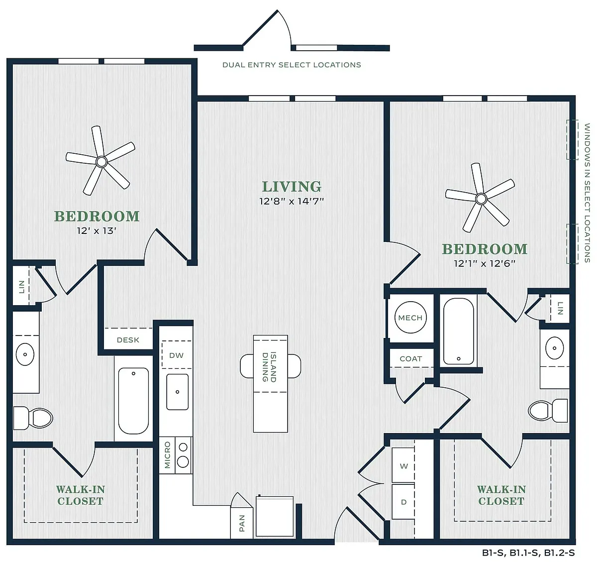 Floor plan B1