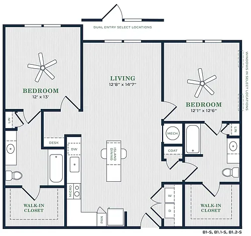 Floor plan B1