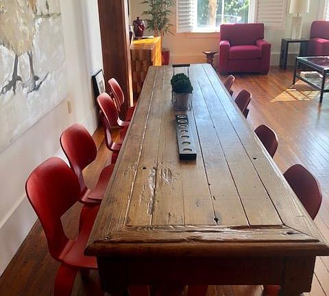 8 seated dining room table