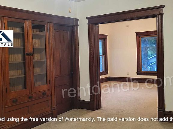 Dining room with built ins