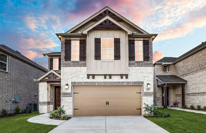 The Sienna, a two-story home with 2-car garage