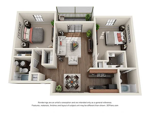 Floor plan The Mediterranean