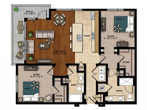 Floor plan Echelon