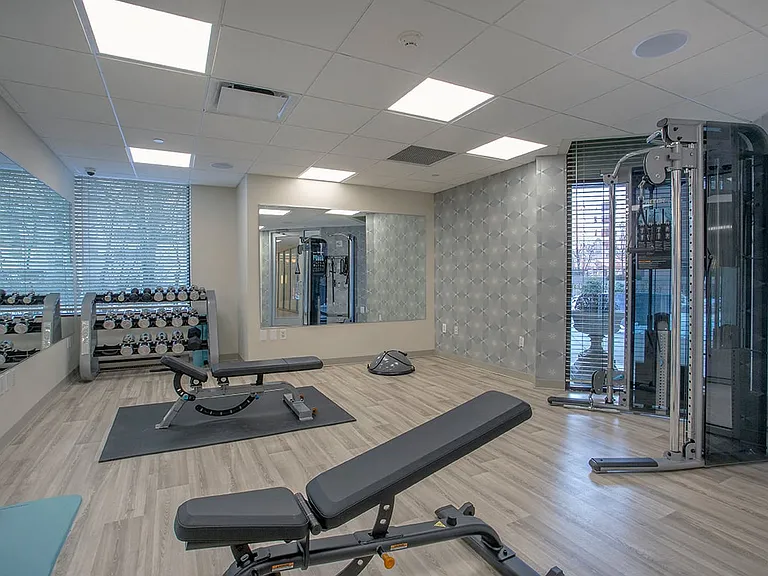 The Metro Fitness Center Weight Training Room